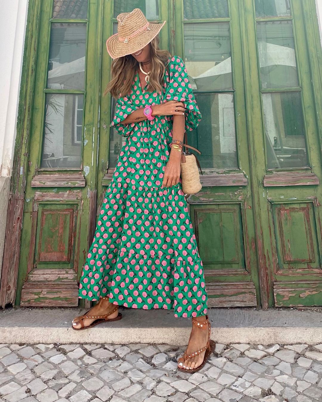 Tess – Joyful Floral Dress | Mint / S | Toronty Ottawa