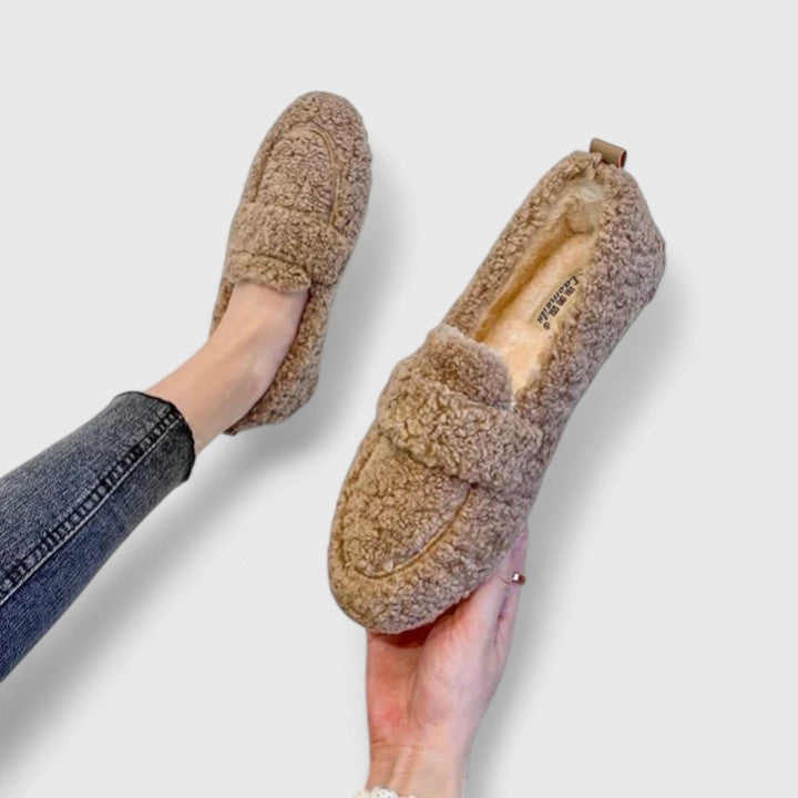 Lucille | Premium Shearling Lounge Slippers