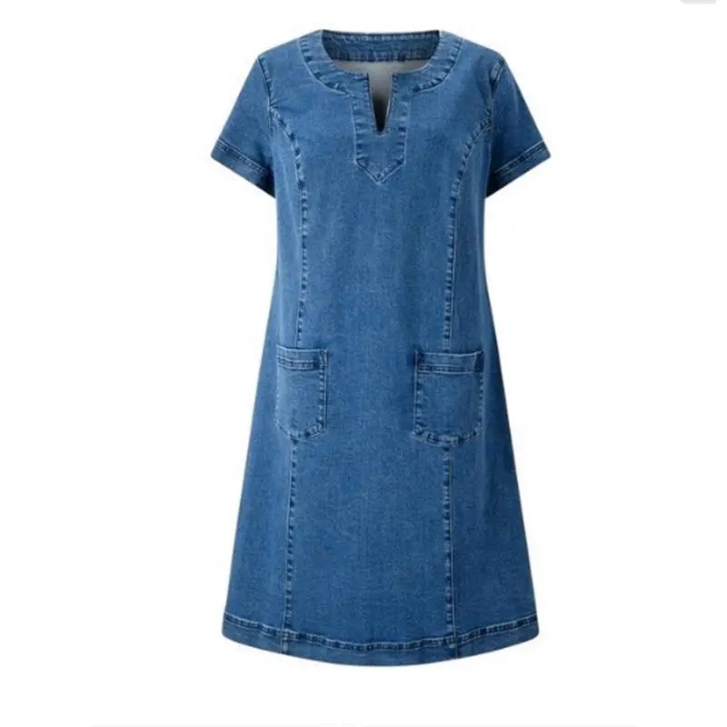 Marlowe Toronto™ | Light Denim Everyday Dress | Blue / S | Toronty Ottawa