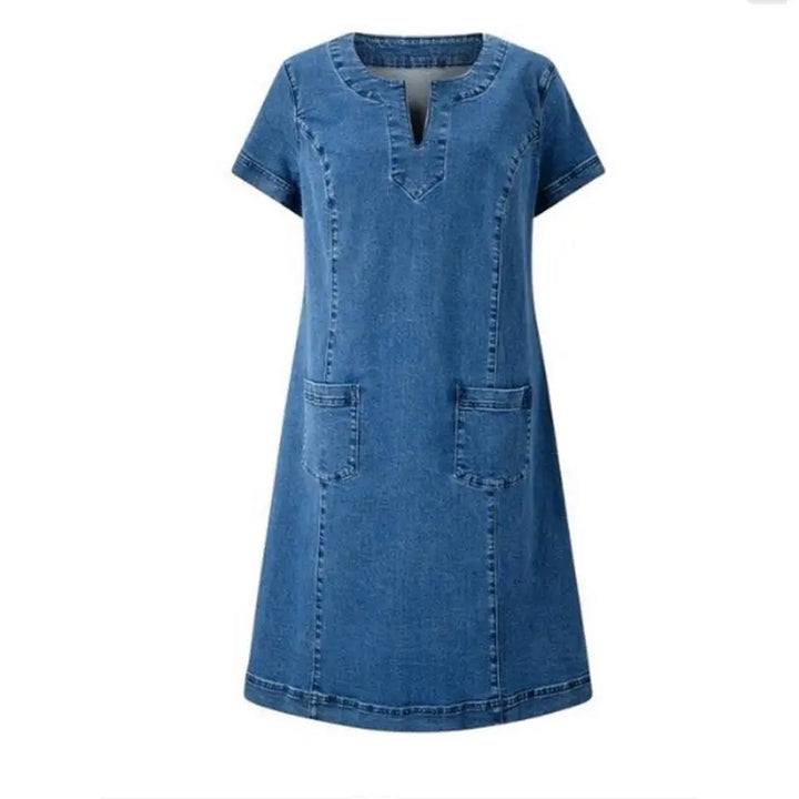Marlowe Toronto™ | Light Denim Everyday Dress | Blue / S | Toronty Ottawa
