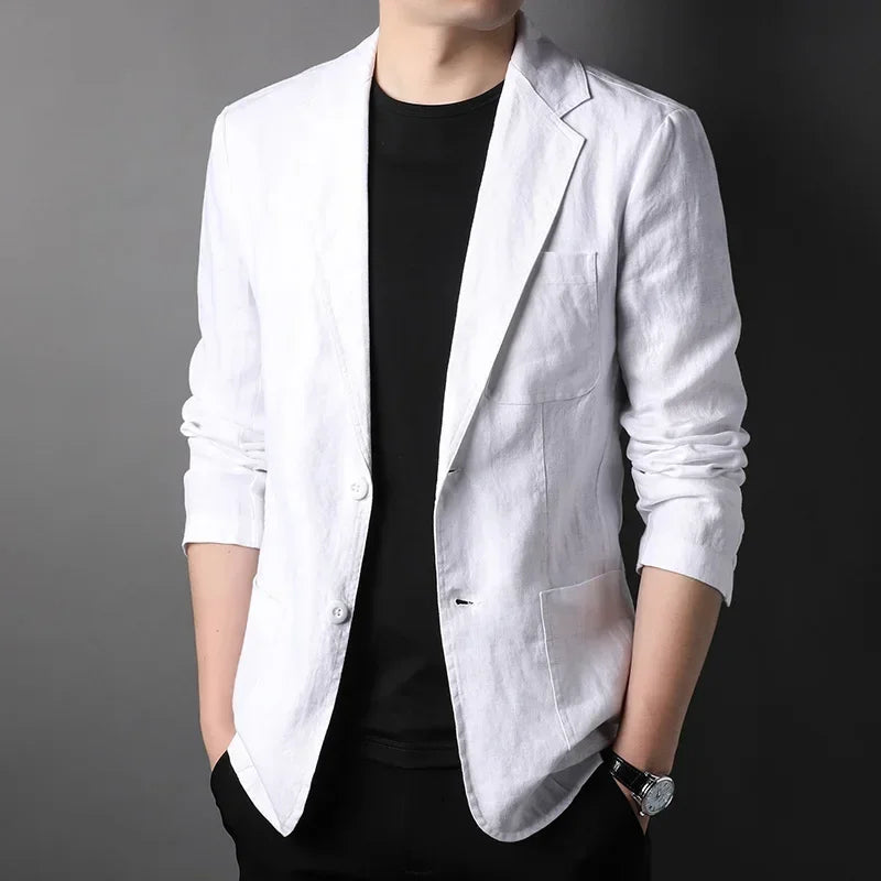 Vibe™ Linen Blazer | White / XS | Toronty Ottawa