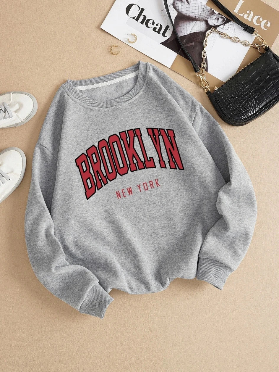 SERENA™ - PRINTED WOMEN'S PULLOVER | Gray / S | Toronty Ottawa