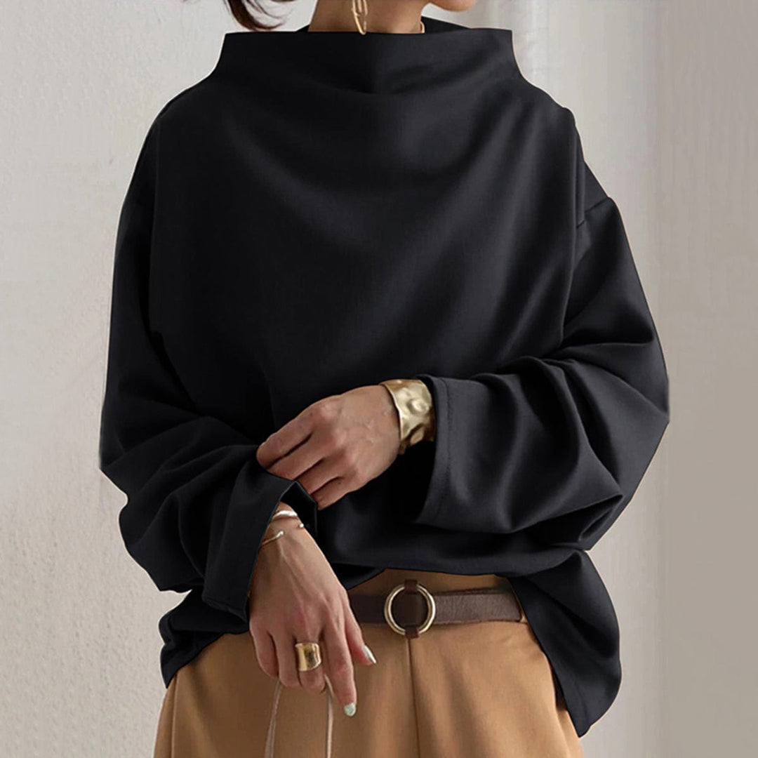 ELIANA™ - HIGH NECK SWEATER | Black / S | Toronty Ottawa