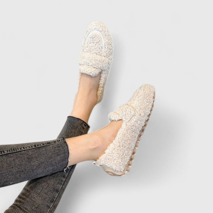 Lucille | Premium Shearling Lounge Slippers