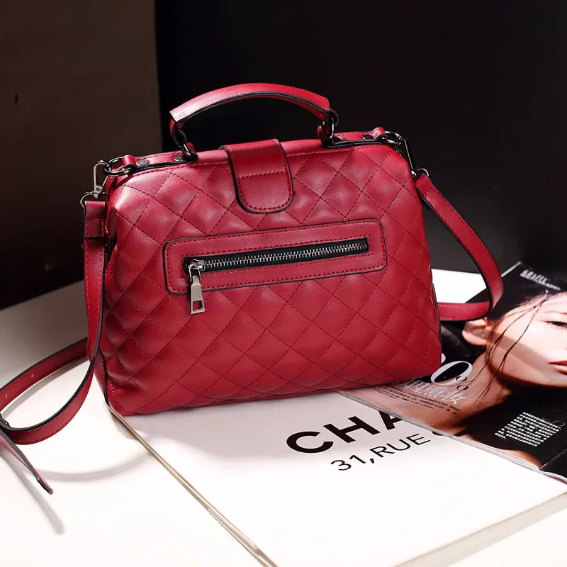 Elva® | Vintage Handbag | Wine Red | Toronty Ottawa