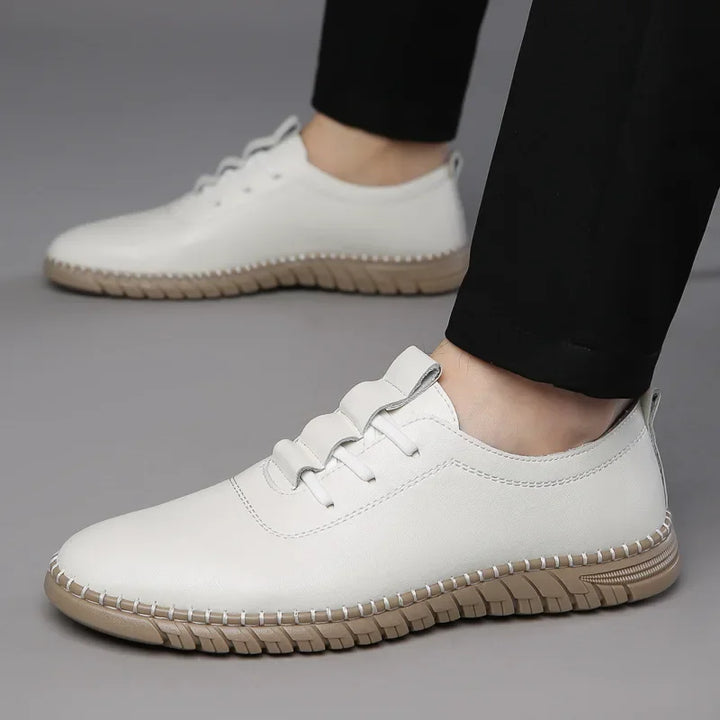 Brunello Classic™ Leather Sneakers | White / 6 | Toronty Ottawa