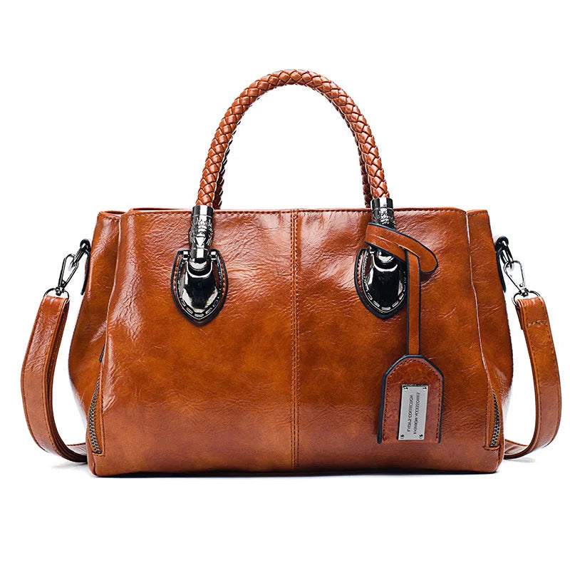 Pia® | Elegant Bag with Braided Handles | Black | Toronty Ottawa