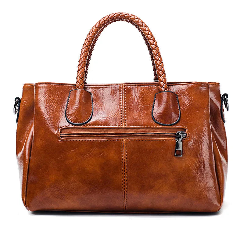 Pia® | Elegant Bag with Braided Handles | Black | Toronty Ottawa