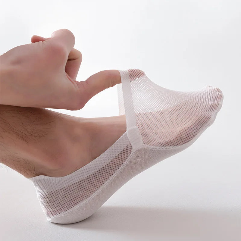 Aerisox™ | Invisible Breathable Anti-Slip Socks | White | Toronty Ottawa