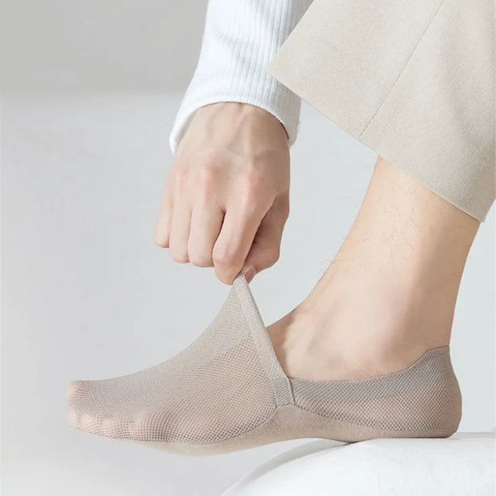Aerisox™ | Invisible Breathable Anti-Slip Socks | White | Toronty Ottawa