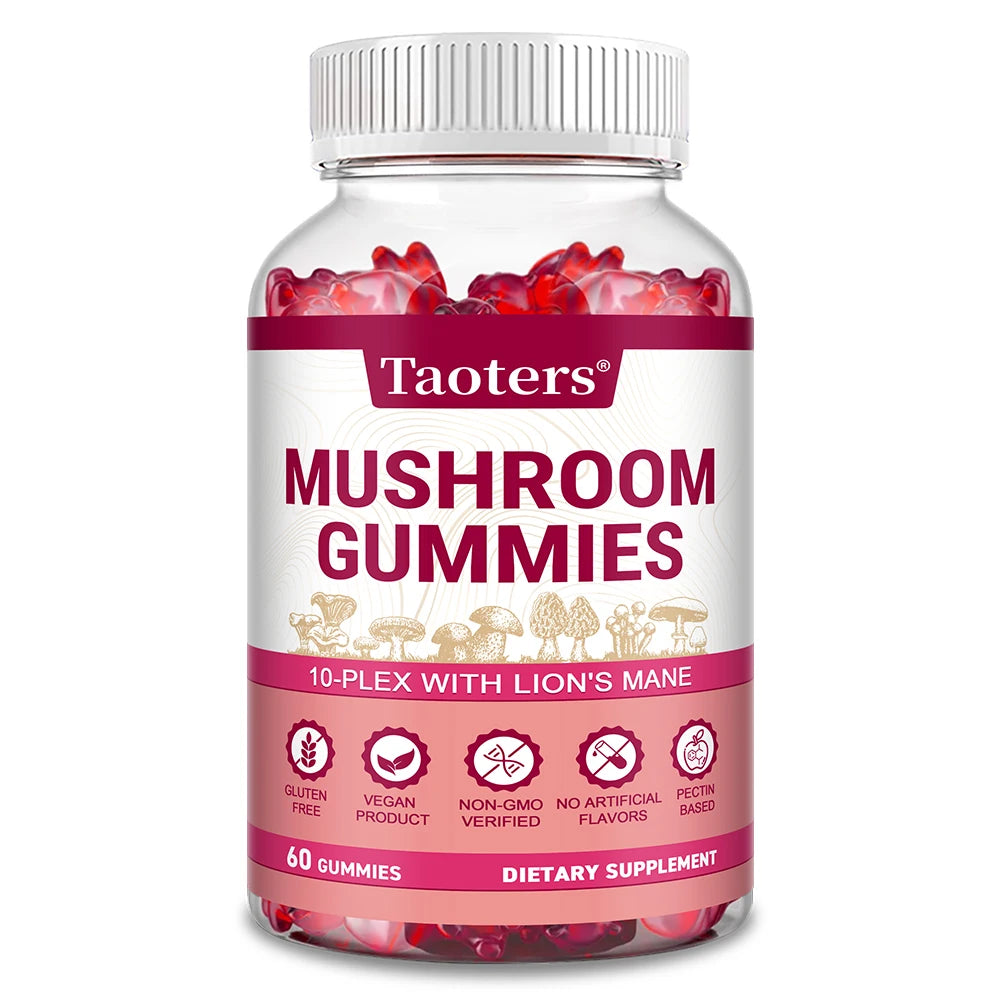 Mushroom Gummies — Brain & Immune Support (Taoters)