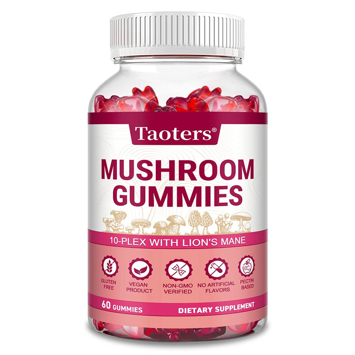 Mushroom Gummies — Brain & Immune Support (Taoters)