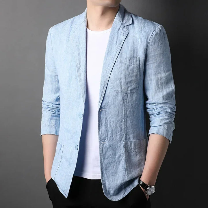 Vibe™ Linen Blazer | Sky Blue / XS | Toronty Ottawa
