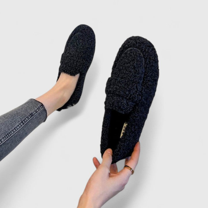 Lucille | Premium Shearling Lounge Slippers