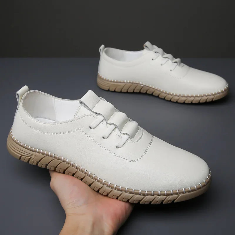 Brunello Classic™ Leather Sneakers | White / 6 | Toronty Ottawa
