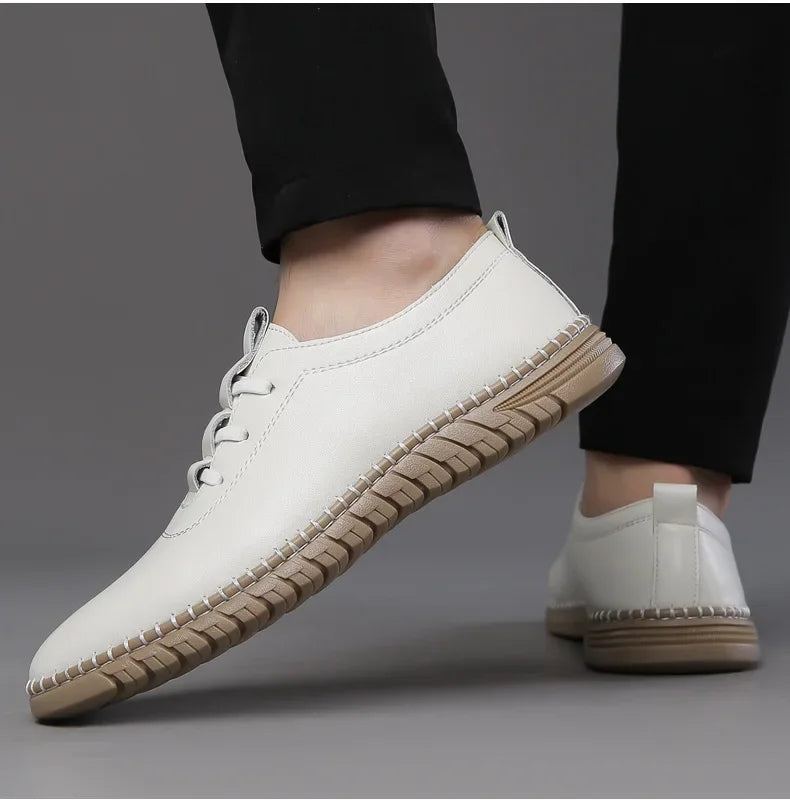 Brunello Classic™ Leather Sneakers | White / 6 | Toronty Ottawa