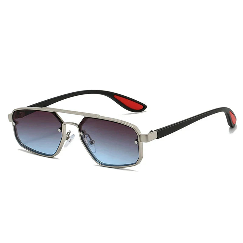 Apex Sunglasses | Silver Gray Blue | Toronty Ottawa