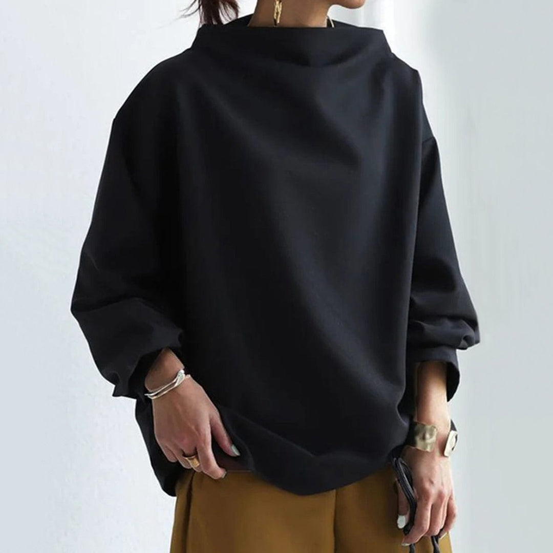 ELIANA™ - HIGH NECK SWEATER | Black / S | Toronty Ottawa
