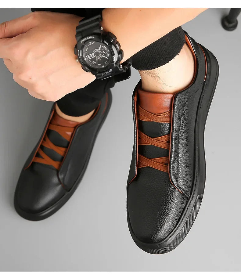 Altamont Aero™ Leather Sneakers | Brown / 6 | Toronty Ottawa