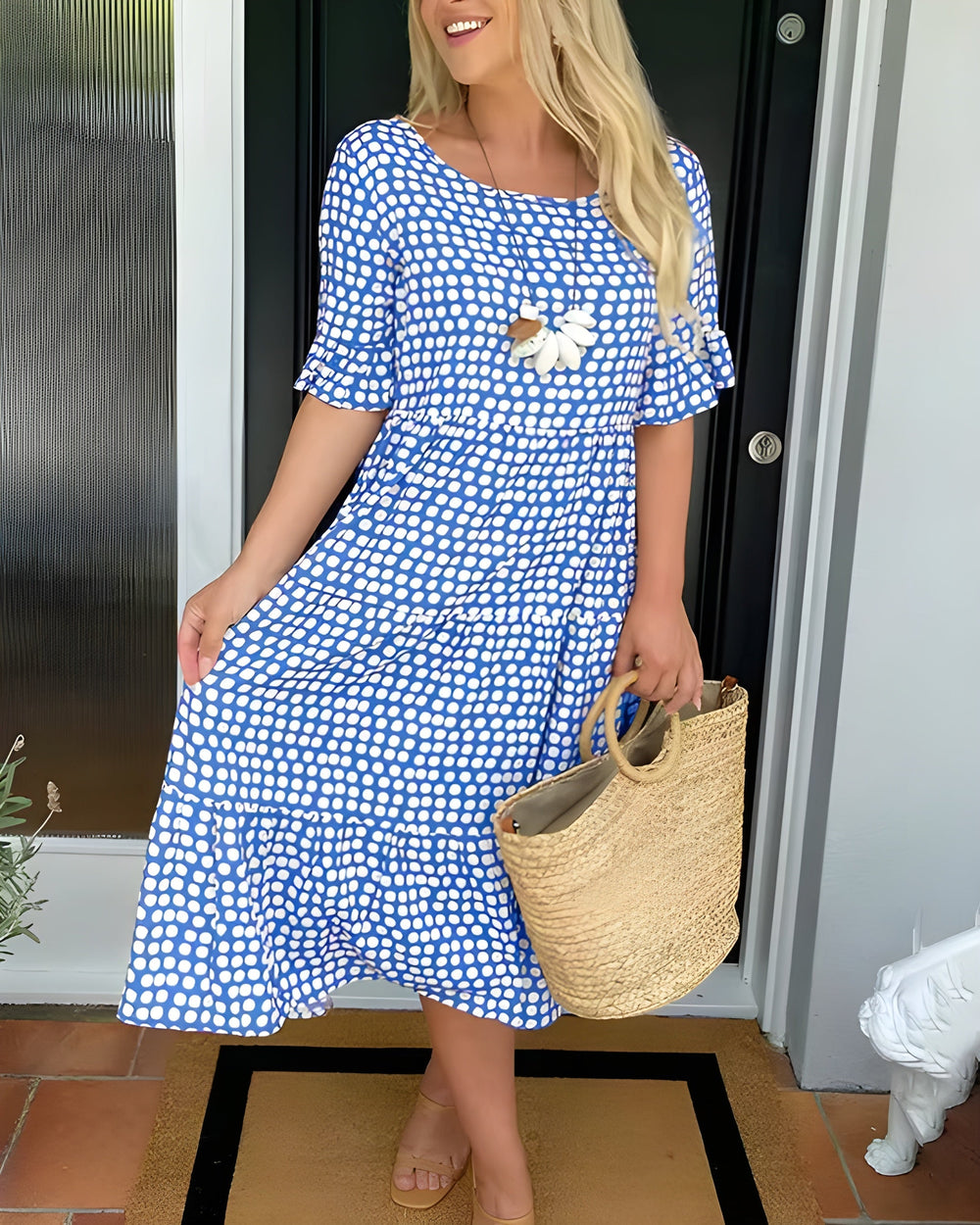 Louisa – Naturally Elegant Dress | Blue / S | Toronty Ottawa