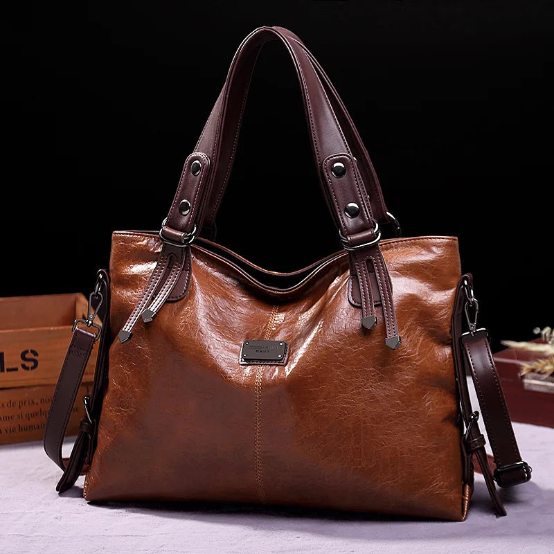 Aura® | Elegant shoulder bag | Brown | Toronty Ottawa