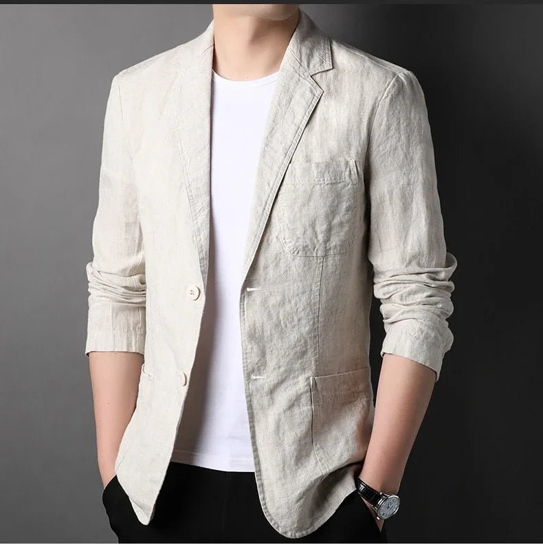 Vibe™ Linen Blazer | Apricot / XS | Toronty Ottawa
