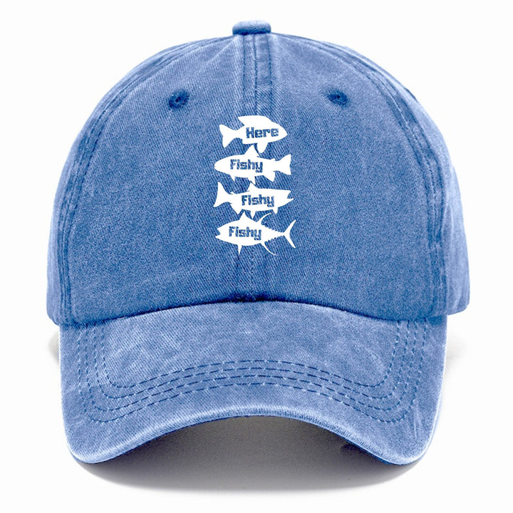Here Fishy Fishy Fishy! Classic Cap | Summer Sky(Blue) | Toronty Ottawa