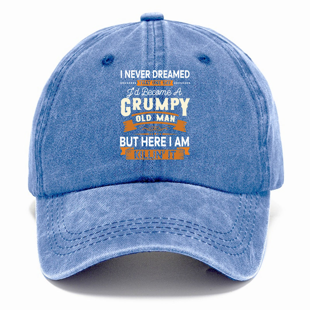 Grumpy and Proud: The Bold Hat for Seniors with Attitude | Summer Sky(Blue) | Toronty Ottawa