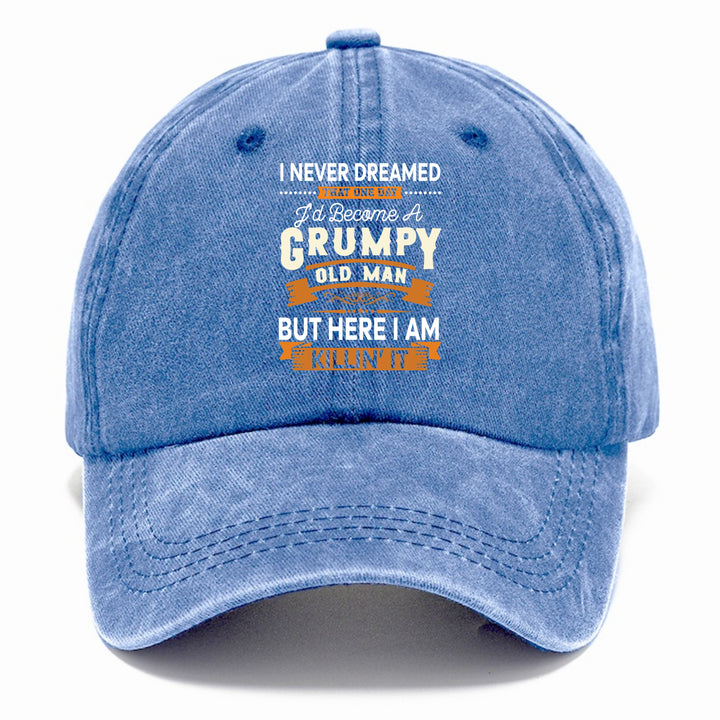 Grumpy and Proud: The Bold Hat for Seniors with Attitude | Summer Sky(Blue) | Toronty Ottawa