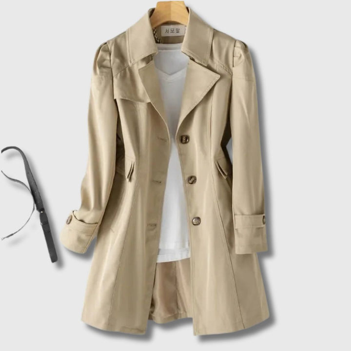 Liora – Chic Rain Trench | Limited Edition