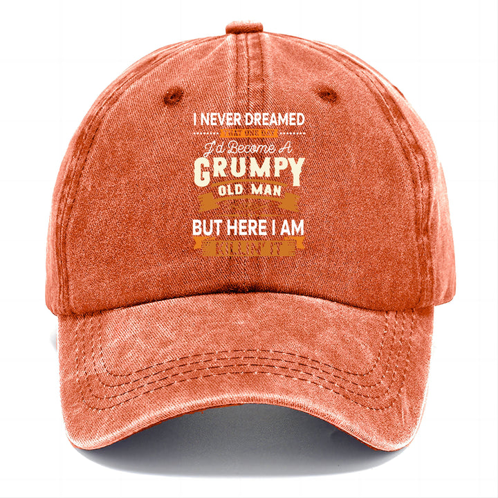 Grumpy and Proud: The Bold Hat for Seniors with Attitude | Terracotta Clay(Orange) | Toronty Ottawa