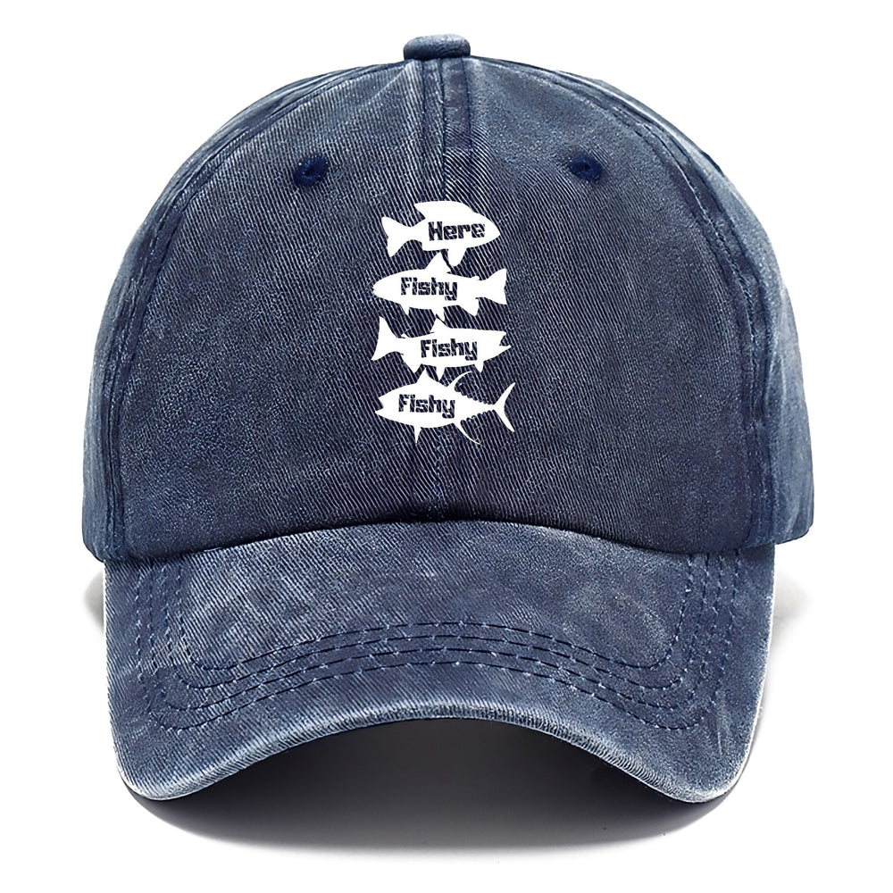 Here Fishy Fishy Fishy! Classic Cap | Twilight Navy(Blue) | Toronty Ottawa