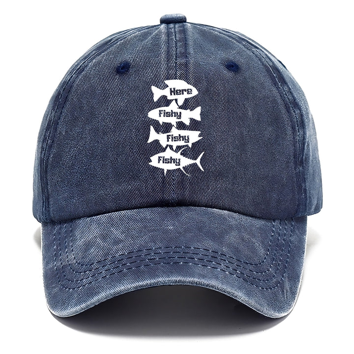 Here Fishy Fishy Fishy! Classic Cap | Twilight Navy(Blue) | Toronty Ottawa
