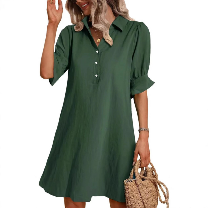 Avery Cove Shirt Dress | Green / S | Toronty Ottawa