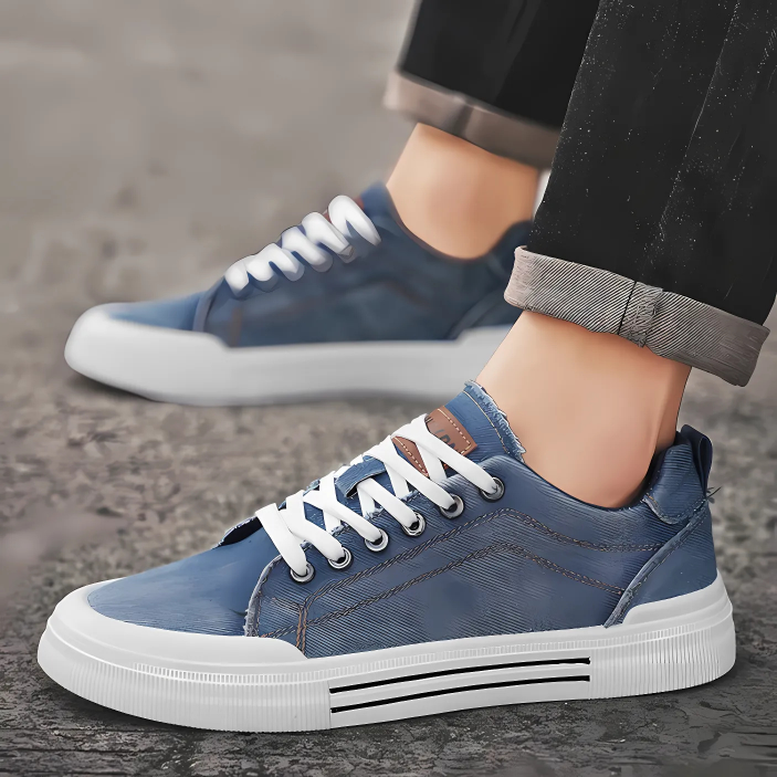 Bluecrest Denim™ Sneakers | Blue / 6 | Toronty Ottawa