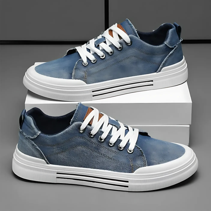 Bluecrest Denim™ Sneakers | Blue / 6 | Toronty Ottawa