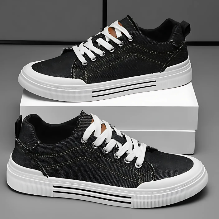 Bluecrest Denim™ Sneakers | Black / 6 | Toronty Ottawa