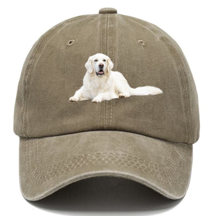 White English Cream Golden Retrievers Classic Cap | Warm Sand(Khaki) | Toronty Ottawa