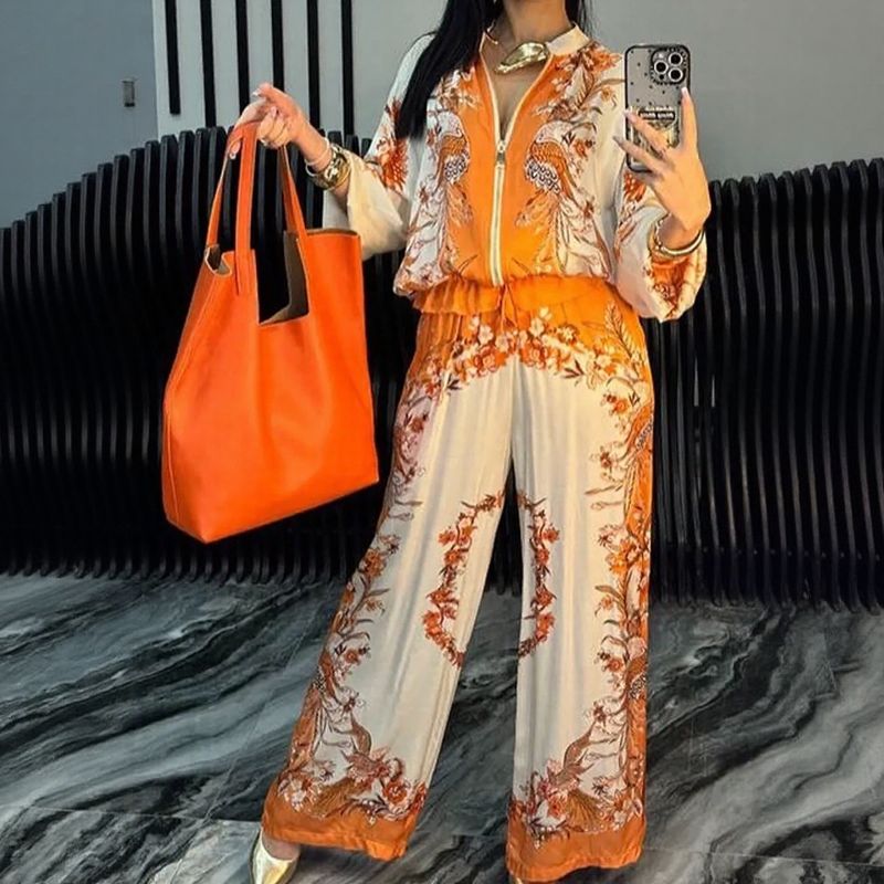 SaoriLuxe™ Women’s Satin Sport-Inspired Cultural Set