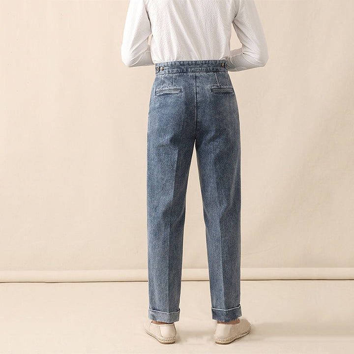 Mountclair™ | Men’s Straight-Leg Slim Denim Pants | Gray / 29 | Toronty Ottawa