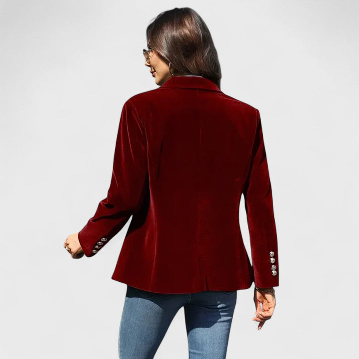 Julie™ | Elegant Velvet Blazer