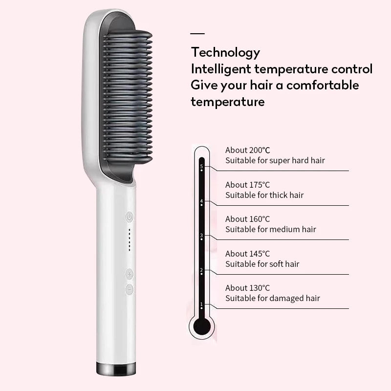 2-in-1 Hair Straightener & Hot Comb