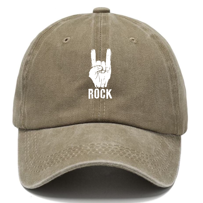 Hand Horn Rock N Roll Classic Cap | Warm Sand(Khaki) | Toronty Ottawa