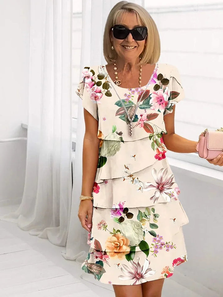 Elena - Casual Dress | Beige / S | Toronty Ottawa