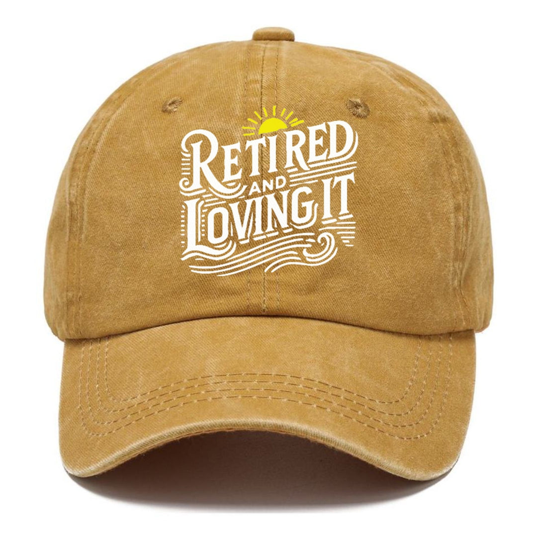 Retired And Loving It Classic Cap | Golden Harvest(Yellow) | Toronty Ottawa