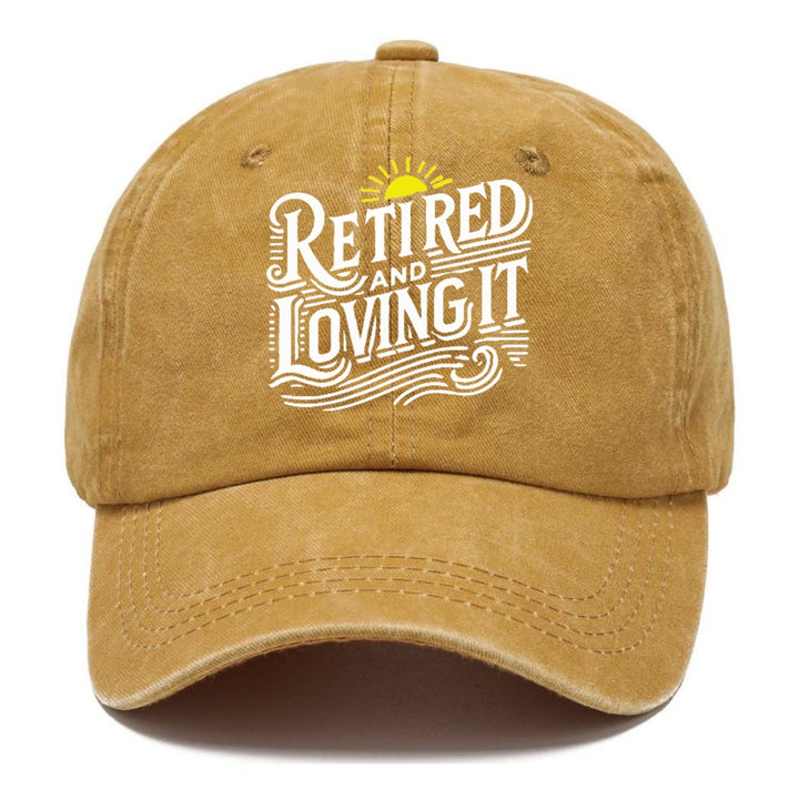 Retired And Loving It Classic Cap | Golden Harvest(Yellow) | Toronty Ottawa
