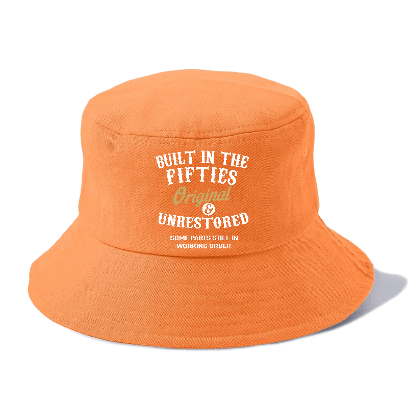Built In The Fifties Original Unrestored Some Parts Still In Working Order Bucket Hat | Terracotta Clay(Orange) | Toronty Ottawa