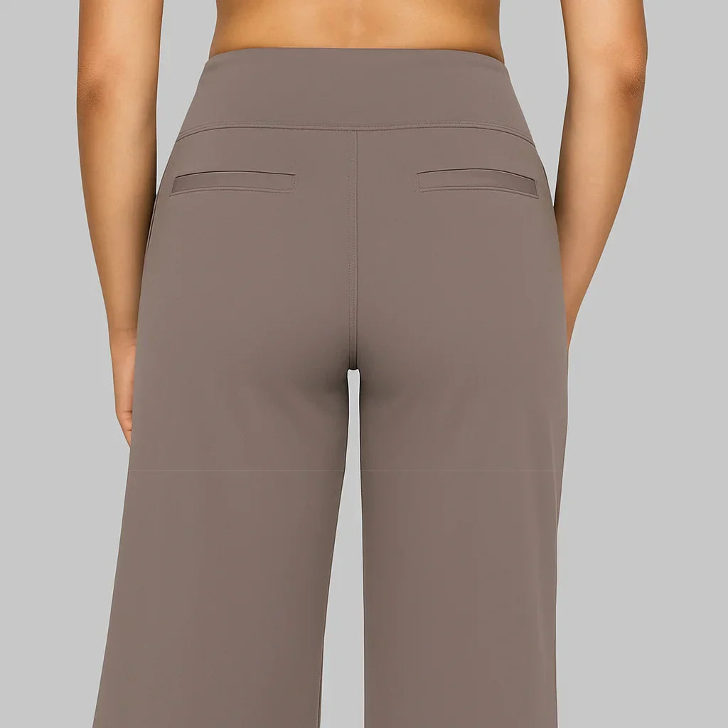 Livia™ | Everyday Comfort Stretch Pants | Taupe / S | Toronty Ottawa