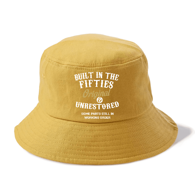 Built In The Fifties Original Unrestored Some Parts Still In Working Order Bucket Hat | Golden Harvest(Yellow) | Toronty Ottawa