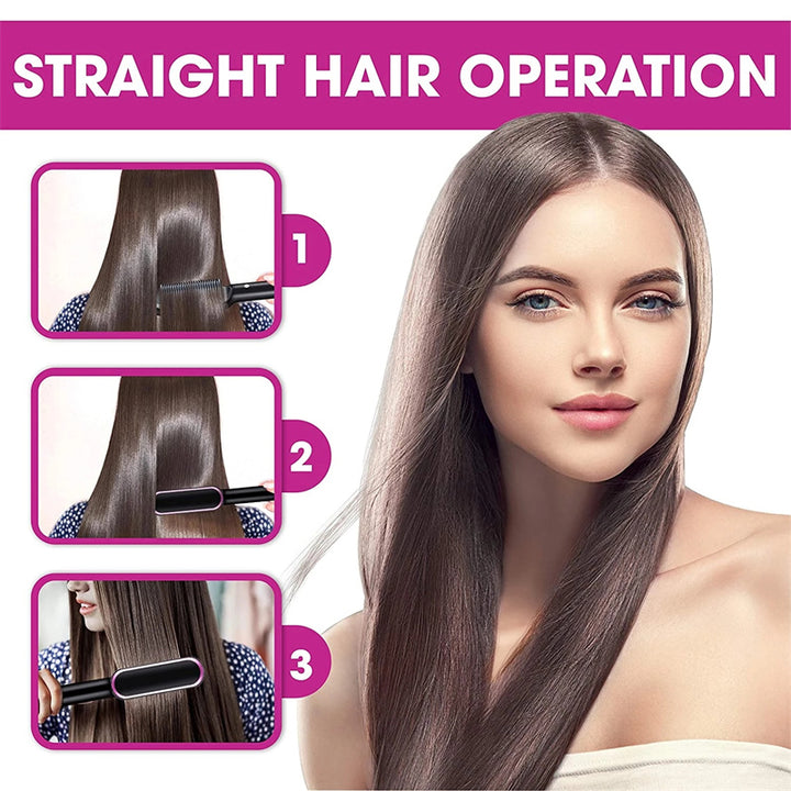 2-in-1 Hair Straightener & Hot Comb